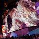 Billed as Times Square’s largest and most expensive digital billboard, a new megascreen is debuted in front of the Marriott Marquis hotel on November 18, 2014 in New York City.